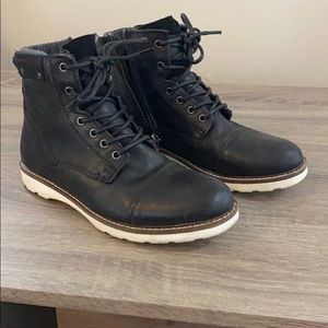 Four Brothers Men’s Black Leather Boots (size 9)